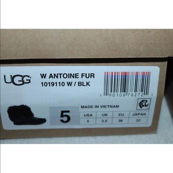 UGG ANTOINE MONGOLIAN FLUFFY FUR WOMENS SNEAKERS - Picture 8 of 8